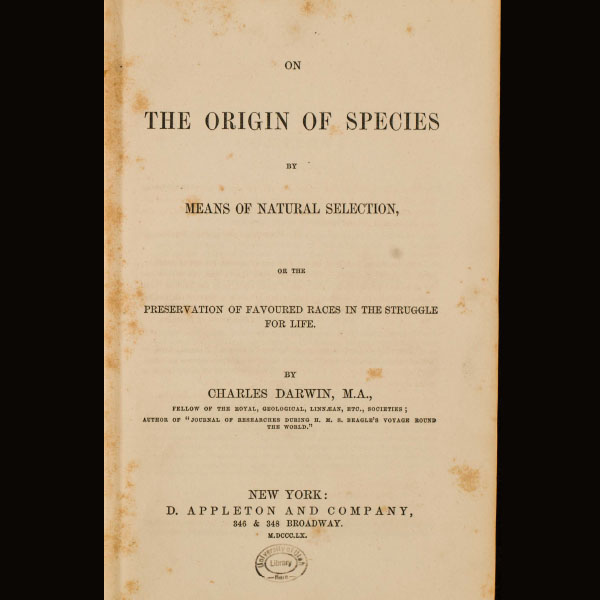 Publication of Darwin’s The Origin of Species