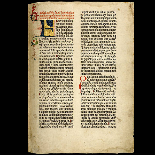 Johannes Gutenberg prints the first book with moveable type