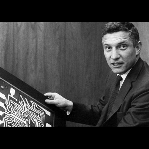 Invention of the silicon chip by Robert Noyce.